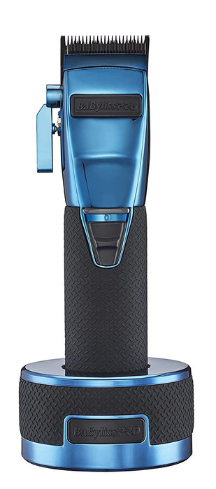 BaByliss PRO LimitedFX Boost+ Collection with Clipper, Trimmer & Charging Base Set - Blue Chrome Model #FXHOLPKCTB-BC, UPC: 074108459732