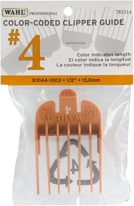 WAHL Color-Coded Attachment Comb #4 Model #WA-3144-1003, UPC: 043917314433