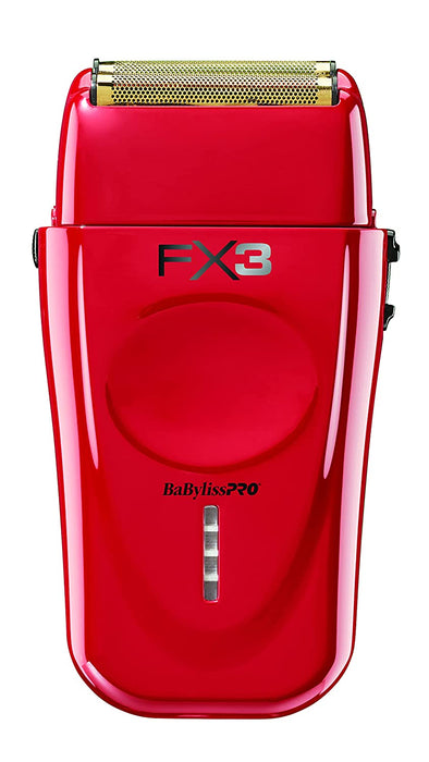 BABYLISS PRO FX3 Collection Cordless Double Foil Shaver 110 - 220 Volts Model #BB-FXX3S, UPC: 074108426390