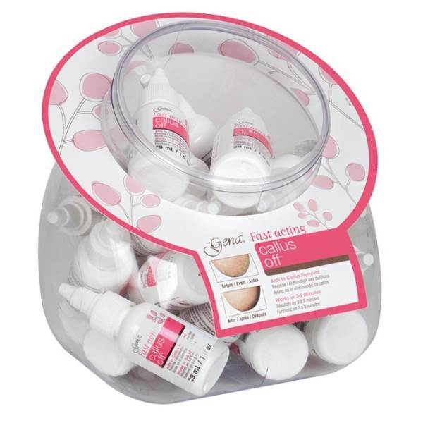 GENA Callus Off 24 Pc Bucket - 1 Oz Model #GN-1546, UPC: 037529015468