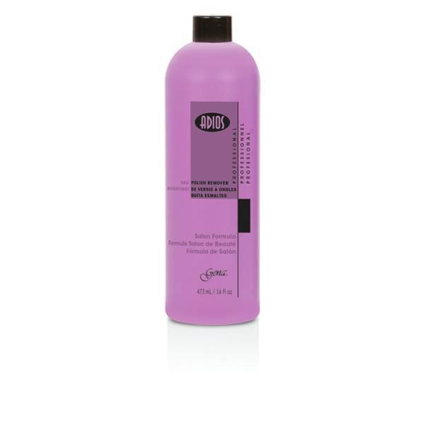 GENA Adios Pink Polish Remover, 16 Oz Model #GN-116, UPC: 037529001164