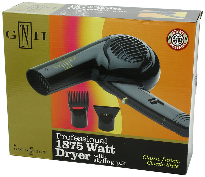 Gold 'N Hot Professional 1875-Watt Dryer with Styling Pik Model #GO-GH2274, UPC: 810667015763