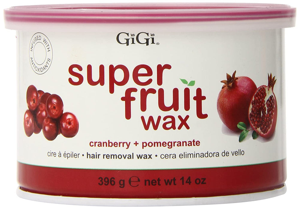 GIGI Super Fruit Wax Cranberry and Pomegranate 14 oz Model #GG-357, UPC: 073930003571