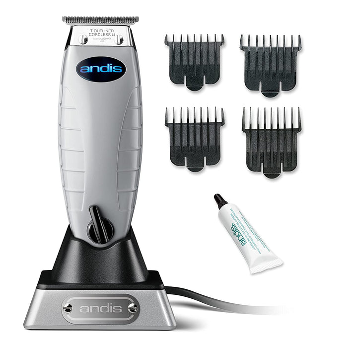 ANDIS Cordless T-Outliner Trimmer - With T-Blade 110-220 Volts Model #AN-74000, UPC: 040102740008