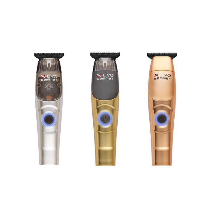 GAMMA+ X-Evo Linear Magnetic Trimmer (Matte Chrome, Gold & Rose Gold) Model #HCGPXEVOMS, UPC: 850014553968