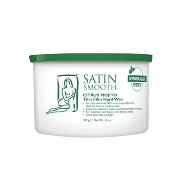 SATIN SMOOTH Citrus Mojito Thin Film Hard Wax Model #AT-SSW14MTG, UPC: 074108279439