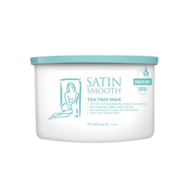 SATIN SMOOTH Tea Tree Wax Model #AT-SSW14TTG, UPC: 074108279484