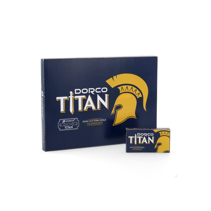DORCO Titan Double Edge Razor Blades Count 100 Model #DO-STL-300, UPC: 8801038571645