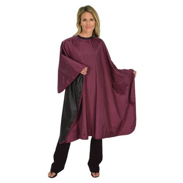 BETTY DAIN Reversi Cape, Burgundy/Black Model #BD-946-BUR, UPC: 013534980076