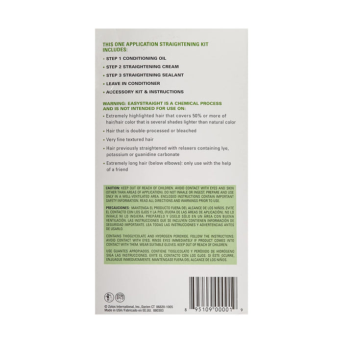 ZOTOS 3 Month Straightener Long Lasting Curl Remover Model #ZO-809011, UPC: 895109000019
