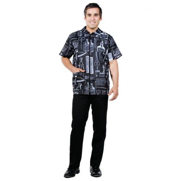 BETTY DAIN Vintage Barber Jacket Black, 4X Model #BD-897-4X-BLK, UPC: 013534999641