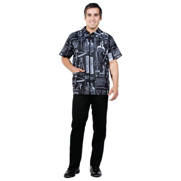 BETTY DAIN Vintage Barber Jacket Black, 3X Model #BD-897-3X-BLK, UPC: 013534999634
