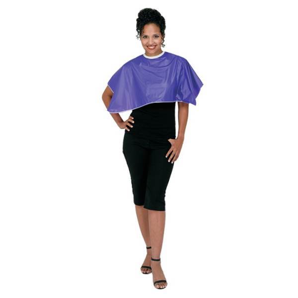 BETTY DAIN Vinyl Shortie Cape Velcro, Burgundy Model #BD-107V-BUR9071, UPC: 013534131058