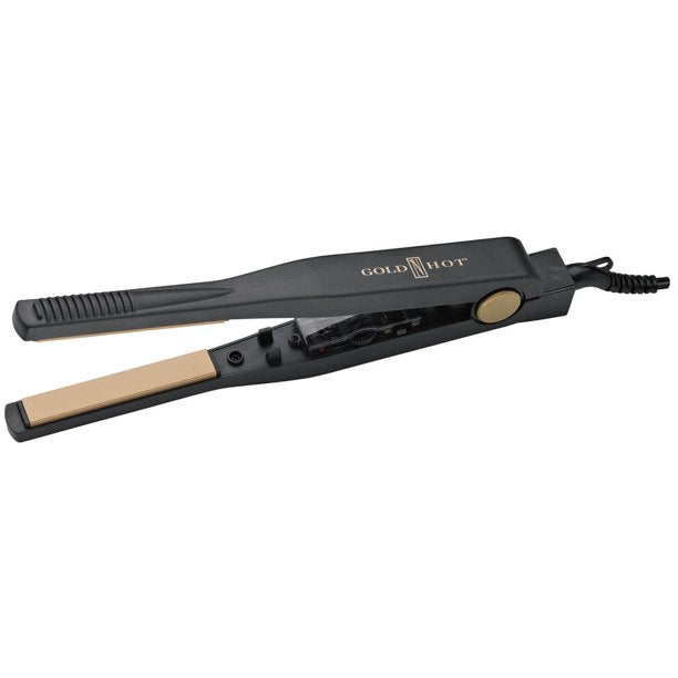 GOLD 'N HOT Professional Ceramic Straightening Iron, 1/2 Inch Model #GO-GH3018, UPC: 810667017415