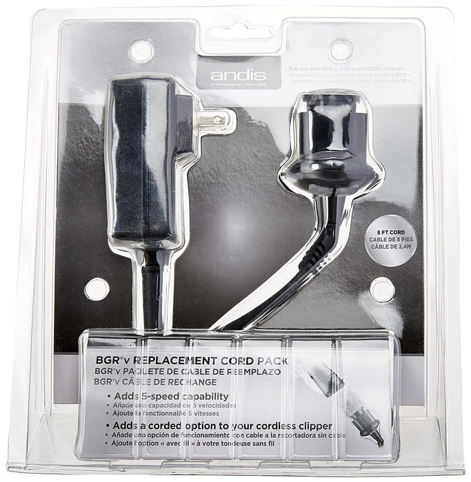 ANDIS BGRV Replacement Cord Pack Model #AN-63370, UPC: 040102633706