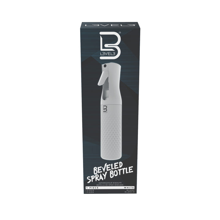 L3VEL3 Beveled Spray Bottle - White 10.14 oz Model #L3-LSB003-W, UPC: 850016995018