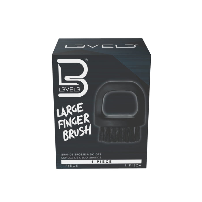 L3VEL3 Barber Large Finger Brush Model #L3-SVB025-D, UPC: 850016995544