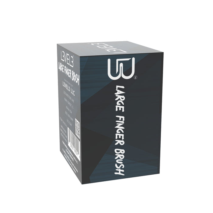 L3VEL3 Barber Large Finger Brush Model #L3-SVB025-D, UPC: 850016995544