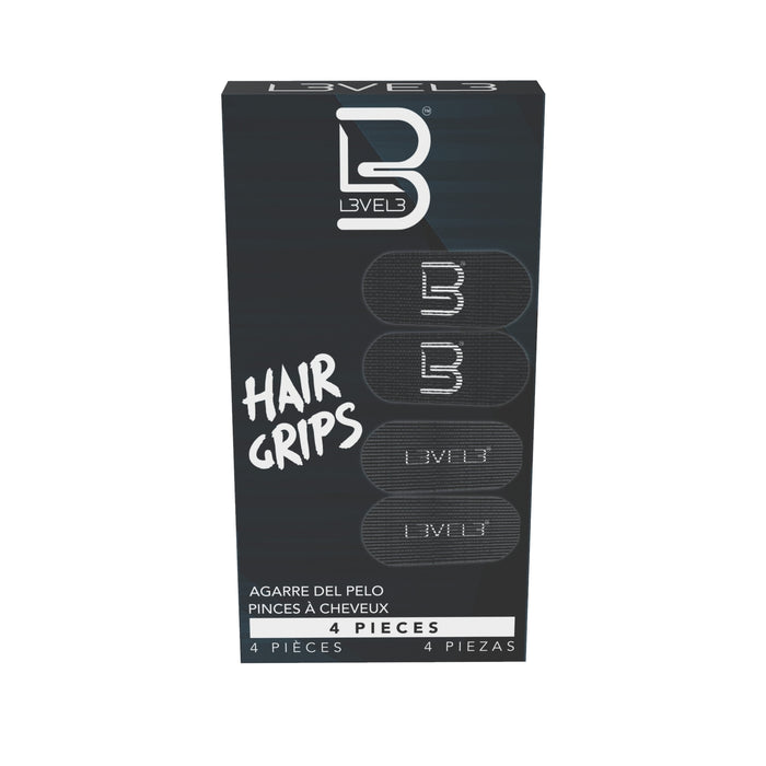 L3VEL3 Hair Holding Grips Model #L3-MS020-4PK, UPC: 850016995513
