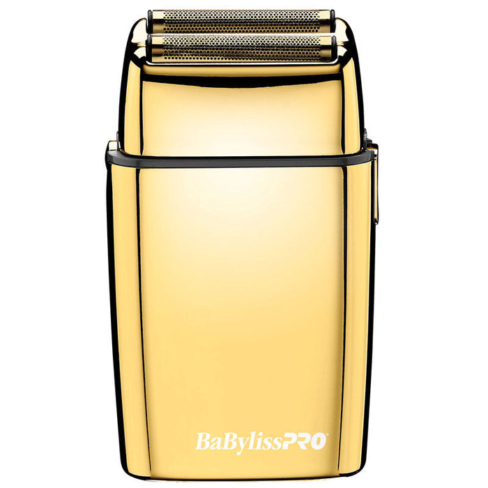 BaByliss PRO Cordless Gold Metal Double Foil Shaver Model #BB-FXFS2G, UPC: 074108402448
