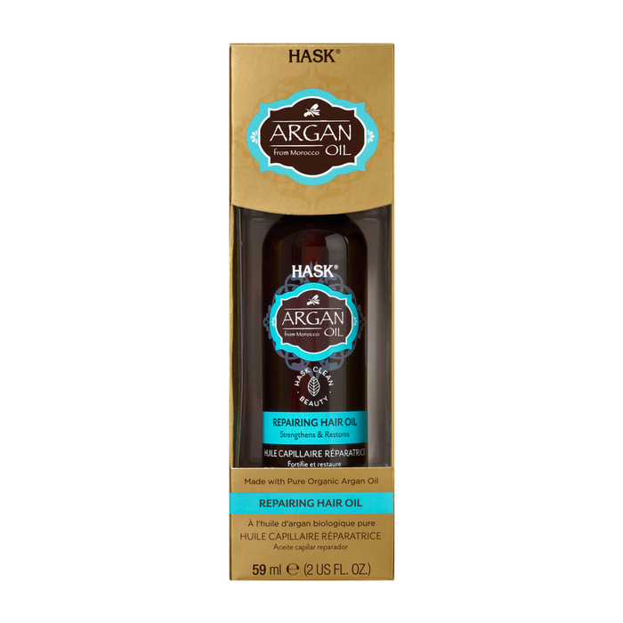 HASK Repairing Shine Hair Oil Argan Oil 2 Oz Model #HK-31316, UPC: 071164313169