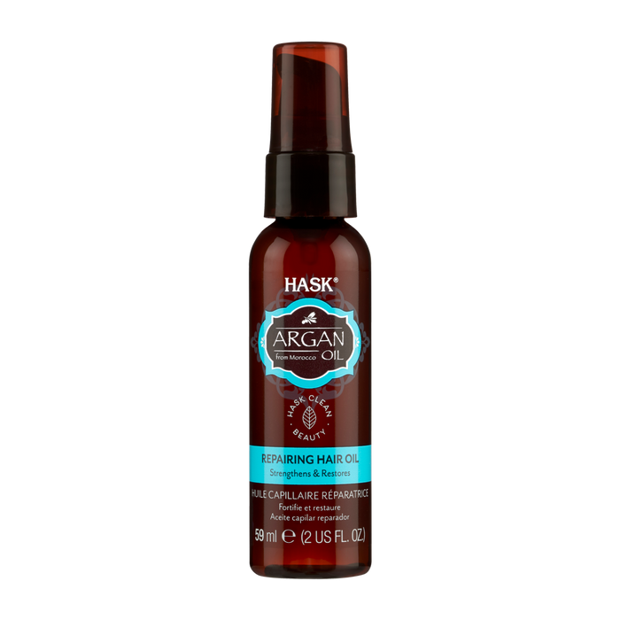 HASK Repairing Shine Hair Oil Argan Oil 2 Oz Model #HK-31316, UPC: 071164313169