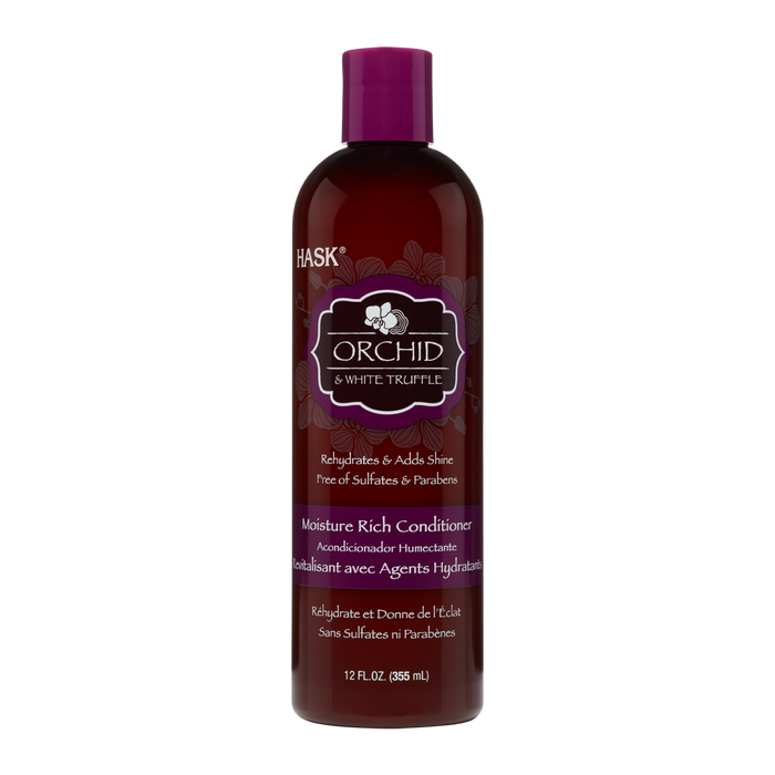HASK Orchid & White Truffle Extreme Moisture Conditioner 12.0 Fl.Oz Model #HK-34350, UPC: 071164343500