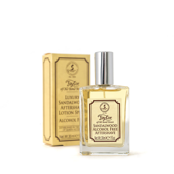 TAYLOR OF OLD BOND STREET Sandalwood Alcohol Free Aftershave Lotion 30ml Model #YT-05999, UPC: 696770059999