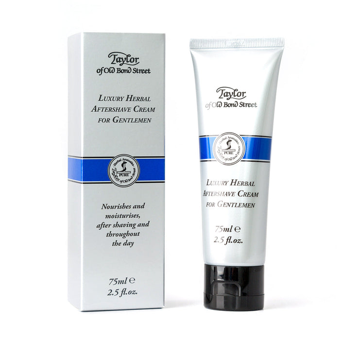 TAYLOR OF OLD BOND STREET Herbal Aftershave Cream 75ml Model #YT-06010, UPC: 696770060100
