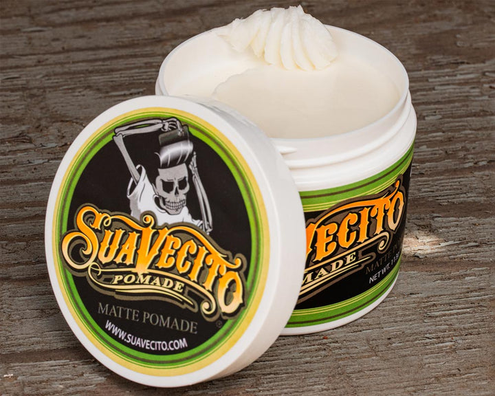 Suavecito Matte Pomade, 4 oz. Model #42C-P129NN, UPC: 700645584889