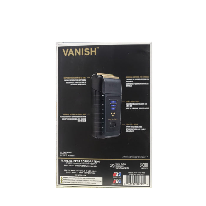 Wahl Professional 5 Star Vanish Shaver 110-220 Volts Model #08173-700, UPC: 043917027951