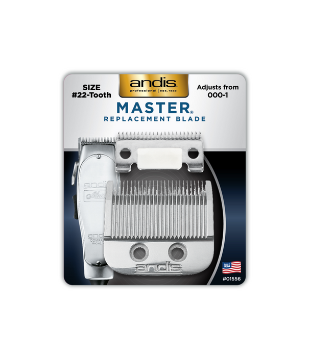 ANDIS Adjustable Blade Set #22 adjusts from Size 000 to Size 1 Model #AN-01556, UPC: 040102015564