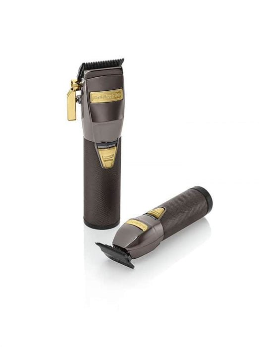 BaByliss PRO LimitedFX Gunmetal Clipper and Trimmer Combo Model #BB-FXHOLPK2GMG, UPC: 074108443939