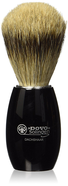 DOVO Shaving Brush Acrylic, Black Model #DV-918052, UPC: 4045284009598