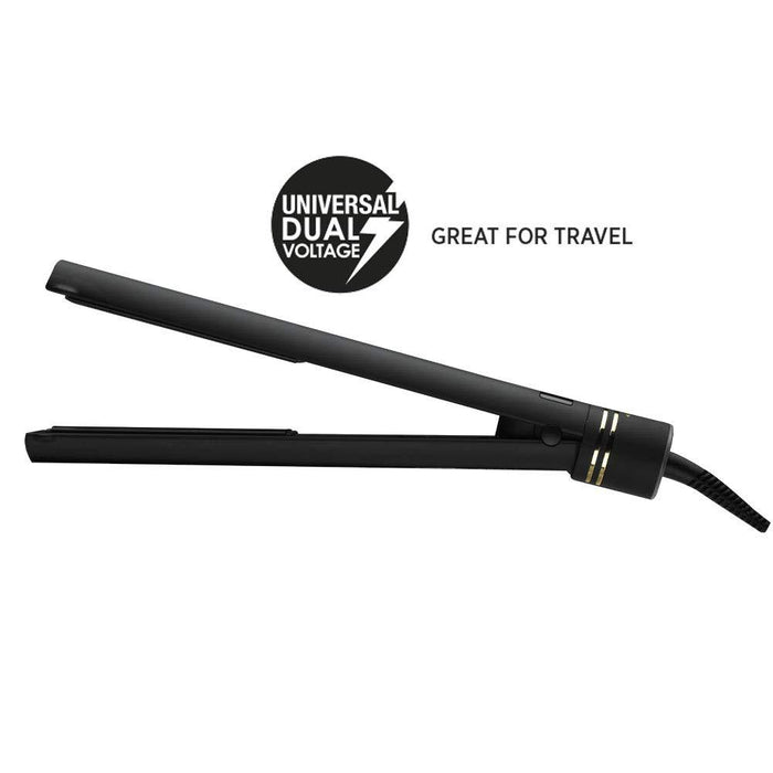HOT TOOLS 1 1/4" Digital Salon Long Flat Iron Black/Gold: Cp18Bg Model #HO-HT7123BGV2, UPC: 078729071236