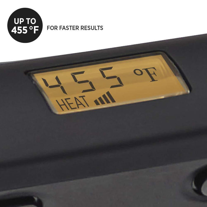 HOT TOOLS Black Gold 1 1/4" Digital Salon Flat Iron Model #HO-HT7117BGV2, UPC: 078729171172
