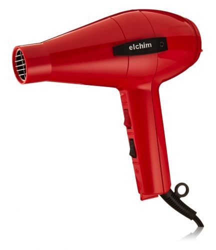 ELCHIM 2001 High Pressure Professional Hair Dryer - Red Model #EL-220710012, UPC: 836793002132