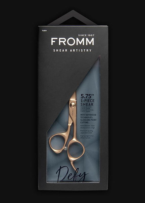 FROMM Defy 5.75" 1 Piece Shear Gold Model #RM-F1024, UPC: 023508019794