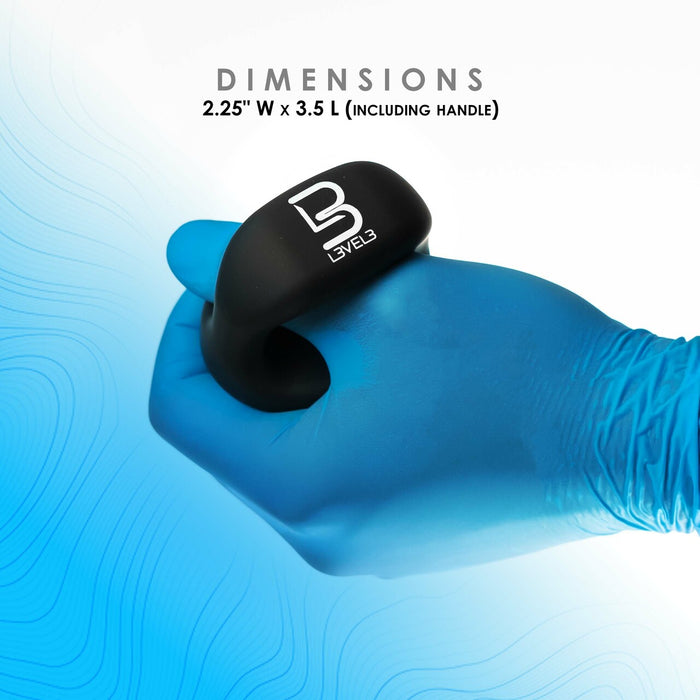 L3VEL3 Barber Large Finger Brush Model #L3-SVB025-D, UPC: 850016995544