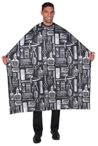 BETTY DAIN Whisper Styling Cape Velcro Closure, White Model #BD-199V-WHT, UPC: 013534103079