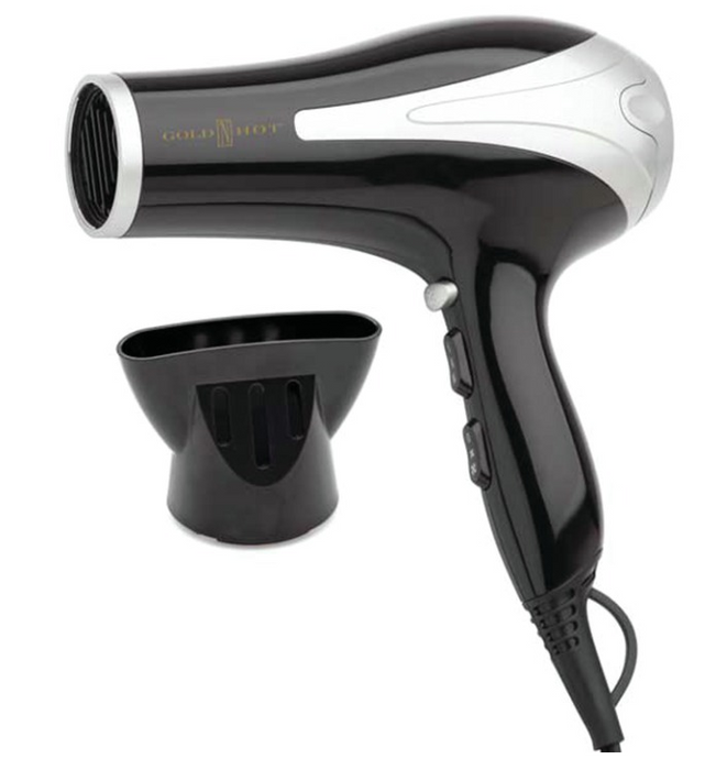 GOLD 'N HOT 1875-Watt Professional Dryer with Tourmaline Model #GO-GH3212, UPC: 810667018788