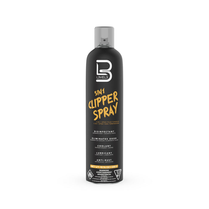L3VEL3 5 In 1 Clipper Spray Model #CLIP-SPRAY-300ML, UPC: 850018251341