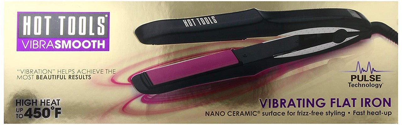 HOT TOOLS HTV1B1 Vibrasmooth Flat Iron Model #HO-HTVIB1, UPC: 078729007778