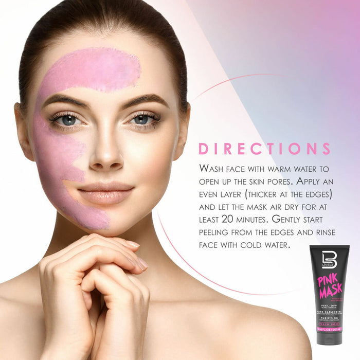 L3VEL3 Pink Mask 250ml Model #PNKMASK-250ML, UPC: 850018251150