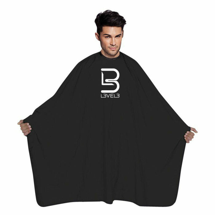L3VEL3 Professional Salon Cutting Cape Model #L3-BEC0004B, UPC: 850016995384