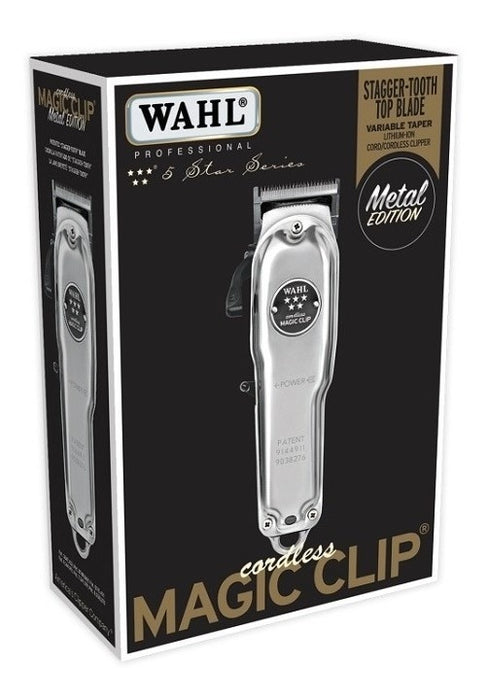 WAHL Metal Edition Cordless Magic Clip Clipper Model #WA-8509, UPC: 043917109602