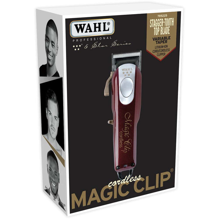Wahl Cord/ Cordless Magic Clip DUAL Voltage 100-220 Volts Model #WA-08148, UPC #043917814803