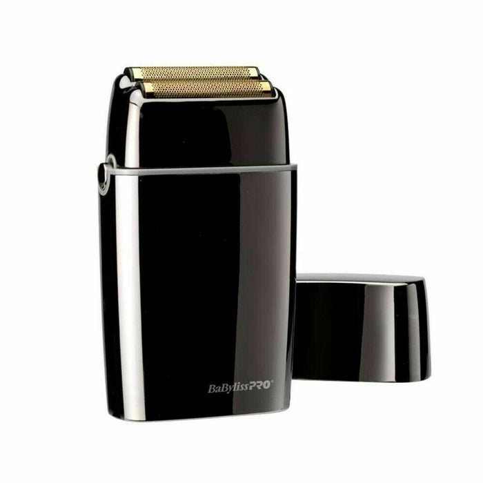 BaByliss PRO Cordless Black Metal Double Foil Shaver Model #BB-FXFS2B, UPC: 074108428424