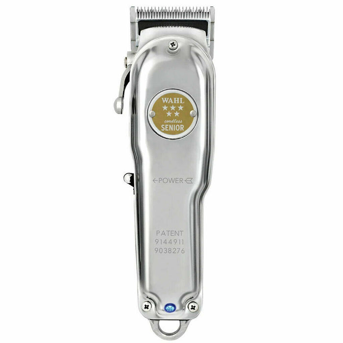 Wahl Professional Cordless SENIOR Clipper METAL Edition with Staggered Tooth Blade, DUAL Voltage 100-220 Volts Model #WA-3000112, UPC: 043917000879
