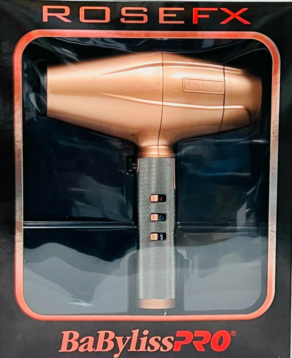 BaByliss PRO RoseFX Turbo Hair Dryer Model #BB-FXBDRG1, UPC: 074108448866